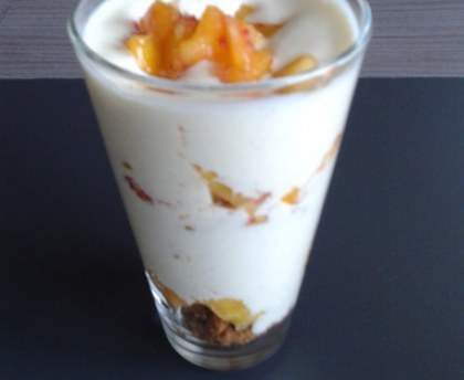 Tiramisu aux pêches