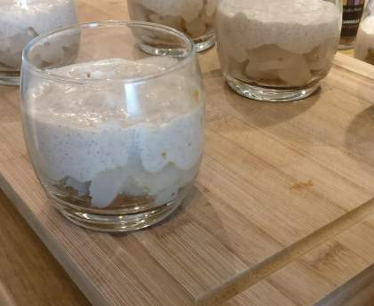 Tiramisu aux poires et au pain d'épices