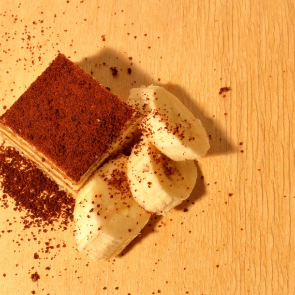 Tiramisu banane chocolat