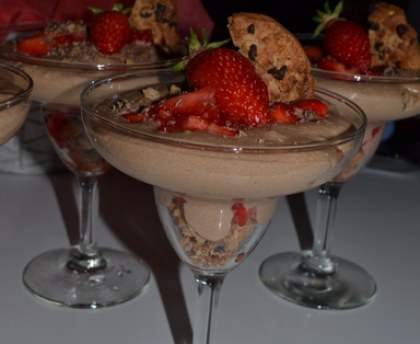 Tiramisu fraises et cookies
