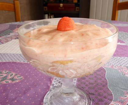 Tiramisu fraises et fraises Tagada