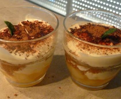 Tiramisu poire vanille