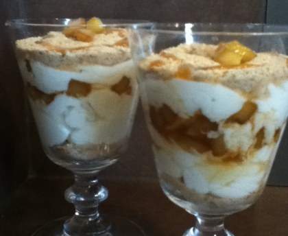 Tiramisu pomme-chantilly
