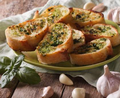 Toast à l'ail