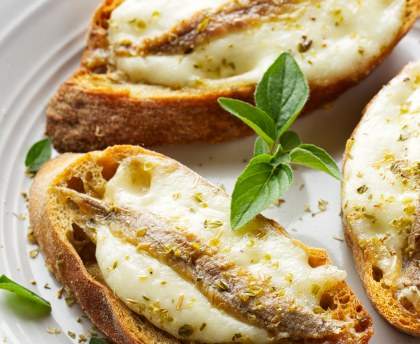 Toast d' anchois