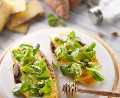 Toast de patate douce