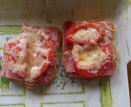 Toasts à la tomate