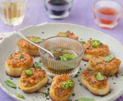 Toasts vietnamiens aux crevettes