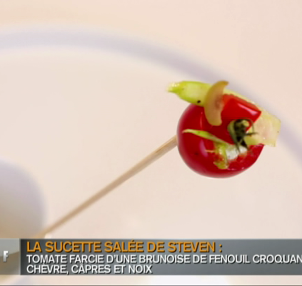 Tomate cerise et fromage de brebis