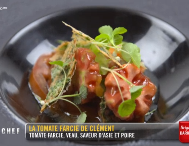 Tomate farcie goût saveur d’Asie