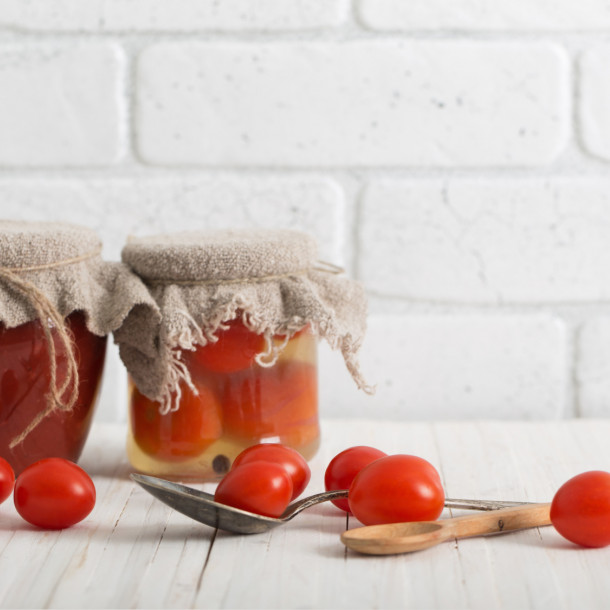 Tomates-cerise au vinaigre 