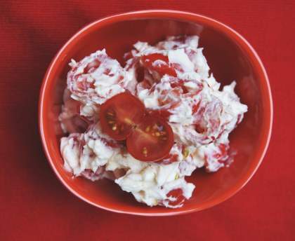 Tomates cerises au mascarpone