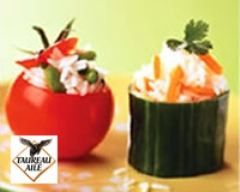 Tomates et concombres farcis 