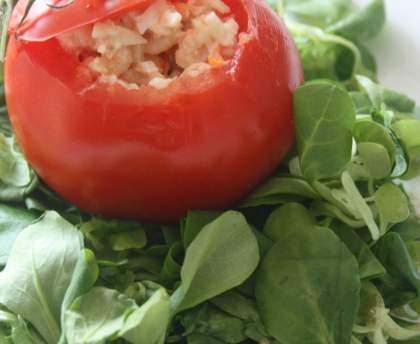 Tomates farcies au crabe