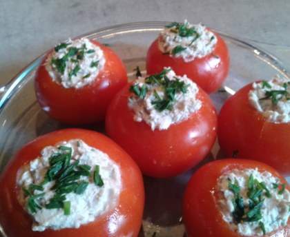 Tomates farcies au thon