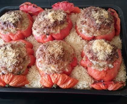 Tomates farcies au veau