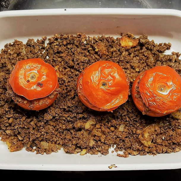 Tomates farcies végan