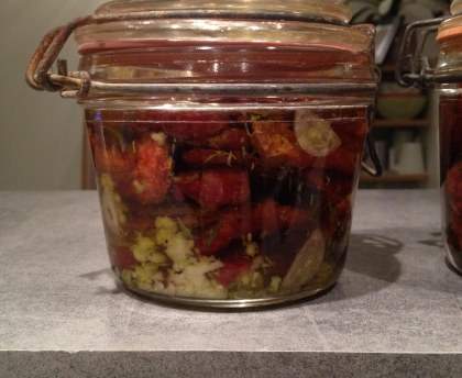 Tomates séchées à l'huile d'olives