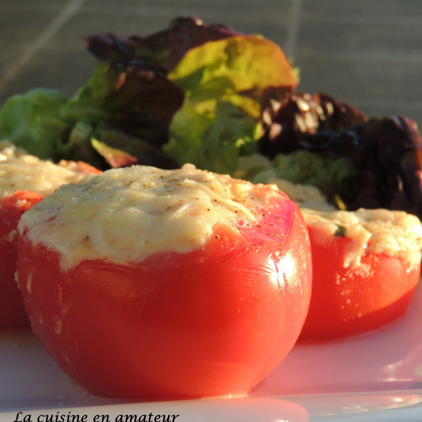 Tomates soufflées et légères