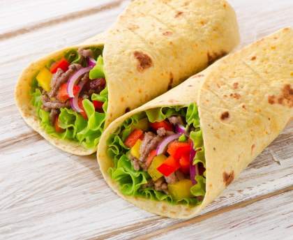 Tortillas aux légumes