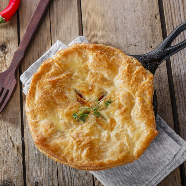 Tourte au boudin blanc