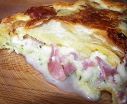 Tourte au jambon