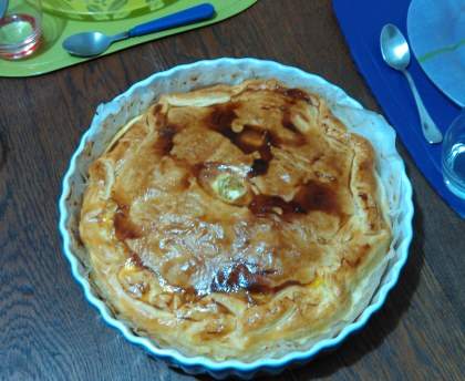 Tourte au morbier