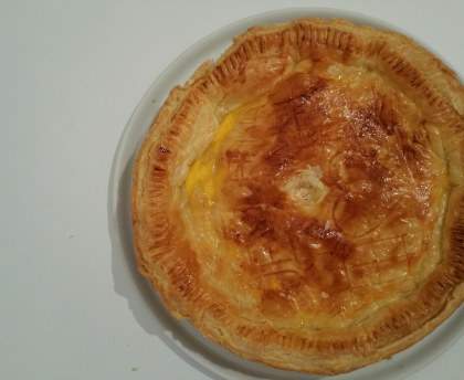 Tourte au saumon frais