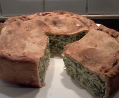 Tourte aux blettes et aux courgettes