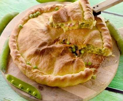tourte aux petits pois lolo