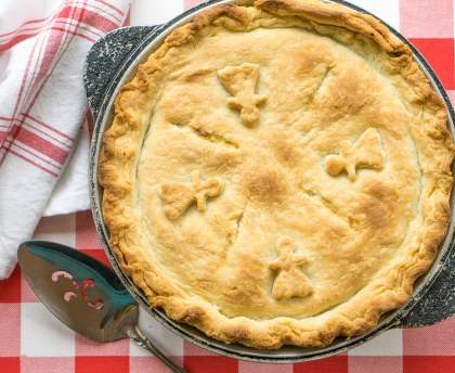 Tourte aux tomates et fromage blanc