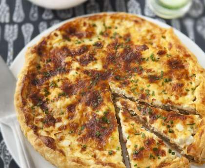 Tourte courgette et feta
