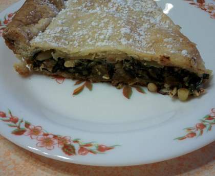 Tourte de blettes Niçoise (tourta de bléa)