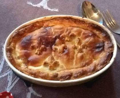 Tourte de volaille aux poireaux