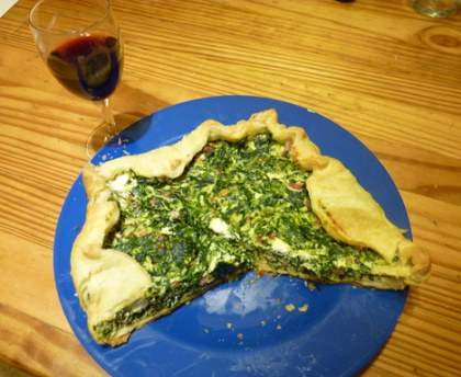 Tourte épinards ricotta