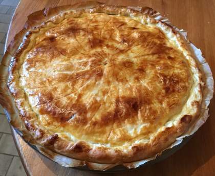 Tourte facile au jambon et aux champignons de Paris