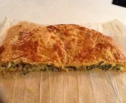 Tourte magique de Camille aux épinards ricotta et veau haché