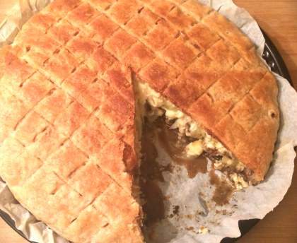 Tourte mi Sud-mi Normande