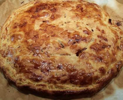 Tourte pommes chocolat