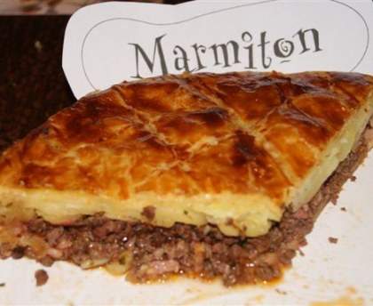 Tourte pommes de terre-lard-boeuf