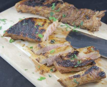 Travers de porc à la texane / loin ribs