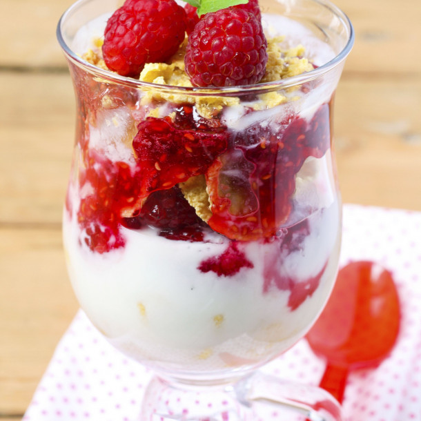 Trifle à la framboise