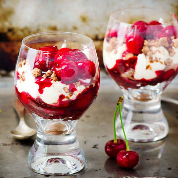Trifle aux cerises