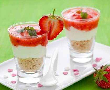 Trifle aux fraises