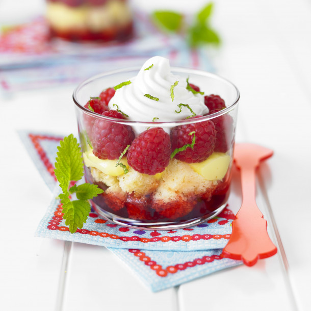 Trifle aux framboises