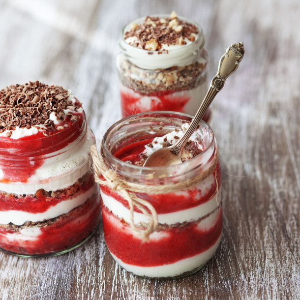 Trifle aux fruits rouges