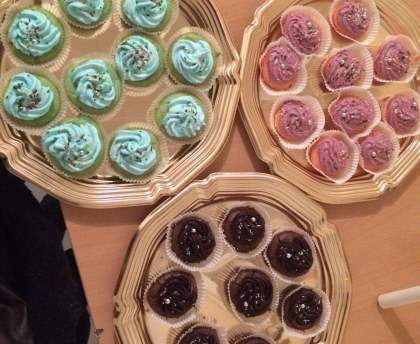 Trio de cupcakes parfumés 