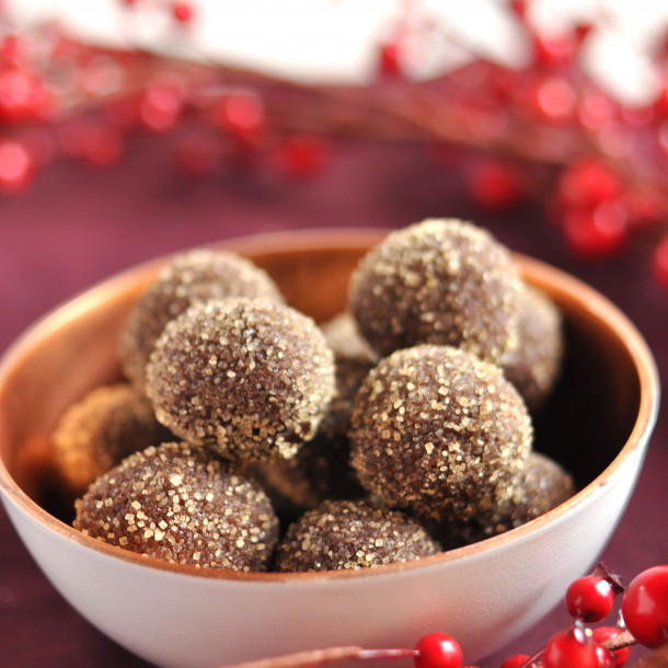 Truffes chocolat noir au piment