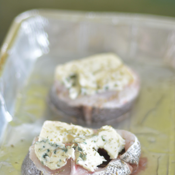 Truîte au roquefort