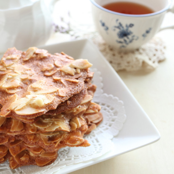 Tuiles aux amandes au Thermomix